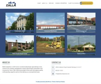 Zallacompanies.com(Zalla Companies) Screenshot