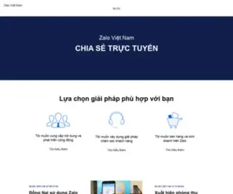 Zalo.biz(Just another WordPress site) Screenshot