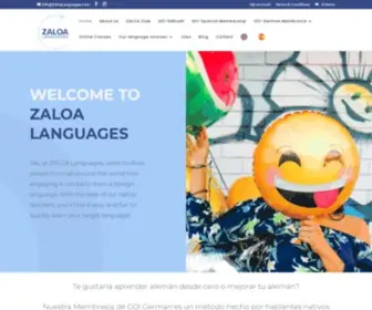 Zaloalanguages.com(Zaloalanguages) Screenshot