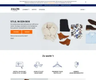 Zalon.be(Styling door een personal shopper) Screenshot