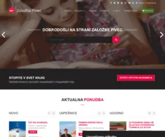 Zalozba-Pivec.com(Založba Pivec) Screenshot