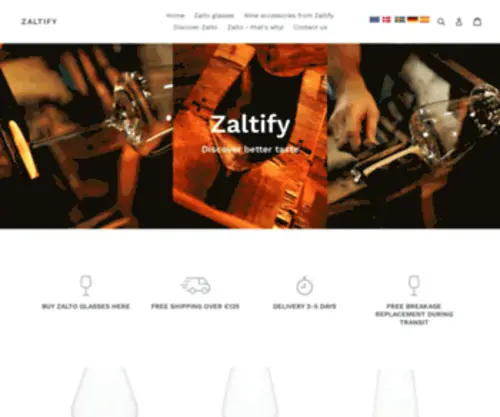 Zaltify.com(Zalto denk'art) Screenshot