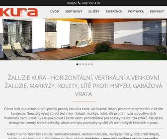 Zaluziekura.cz(Žaluzie Kura) Screenshot