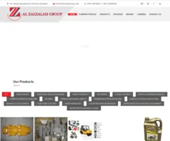 Zalzalahgroup.com(Al Zalzalah Group) Screenshot