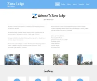 Zamalodge.com(Zama Lodge) Screenshot