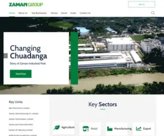 Zamangroup.com.bd(Leading Conglomerates in Bangladesh) Screenshot