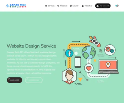 Zamantech.com.bd(Zaman Tech BD) Screenshot