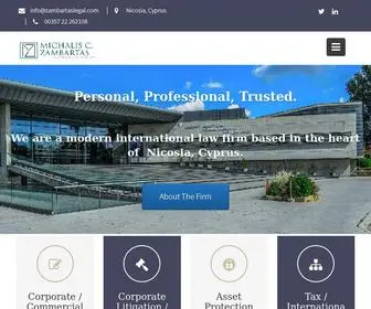 Zambartaslegal.com(Zambartaslegal, Zambartas Law, Zambartas Advocates, Zambartas Lawyers, Zambartas Legal, Zambartas Nicosia) Screenshot