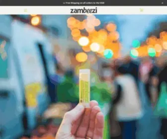 Zambeezi.com(Ethically Sourced) Screenshot