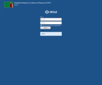 Zambia-Eidsr.org(Integrated Diseases Surveillance & Response (IDSR)) Screenshot