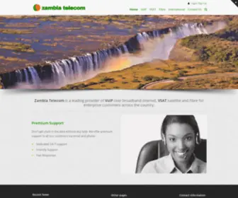 Zambia-Telecom.com(Zambia Telecom) Screenshot