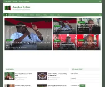Zambia.co.zm(Zambia Online) Screenshot