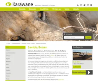 Zambia.de(Rundreisen, Safaris und Privatreisen) Screenshot