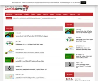 Zambiainvest.com(The N1 website to invest in Zambia) Screenshot