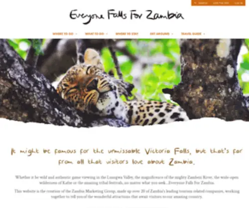 Zambiatourism.co.uk(Zambiatourism) Screenshot