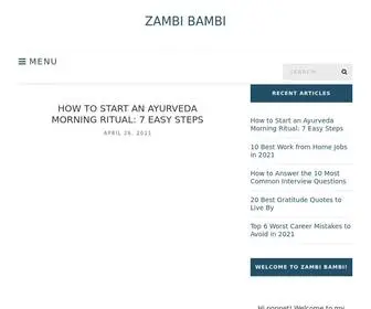 Zambibambi.com(Zambi Bambi) Screenshot