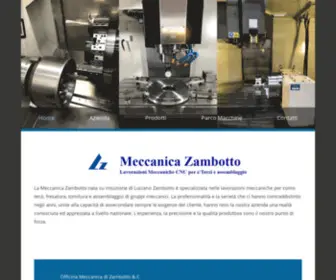 Zambotto.com(Lz Officina Meccanica) Screenshot