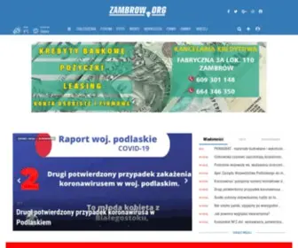 Zambrow.org(Zambrów) Screenshot