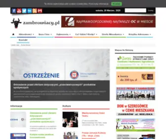 Zambrowiacy.pl(Portal o Zambrowie) Screenshot