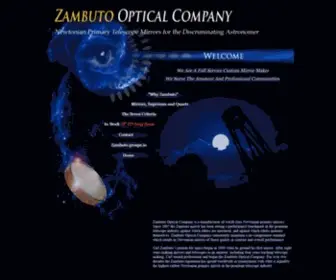 Zambutomirrors.com(Zambuto Optical Company) Screenshot