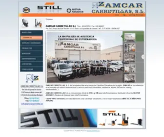 Zamcarcarretillas.es(Carretillas Elevadoras) Screenshot