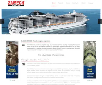 Zamech-Marine.pl(About) Screenshot