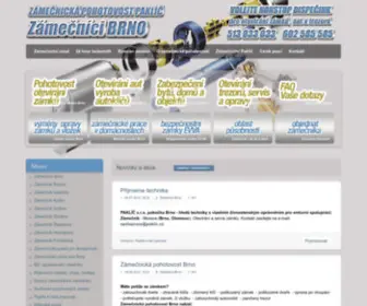 Zamecnicibrno.cz(Zámečníci Brno) Screenshot