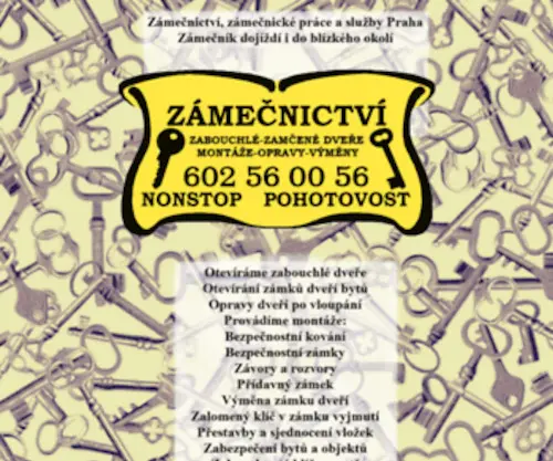 Zamecnictvi5.cz(Zámečnictví) Screenshot