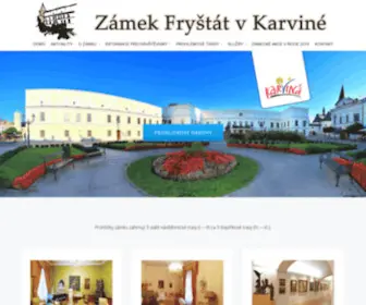 Zamek-FRYstat.cz(Zámek Fryštát) Screenshot