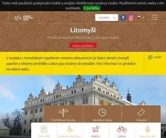 Zamek-Litomysl.cz(Státní zámek Litomyšl) Screenshot