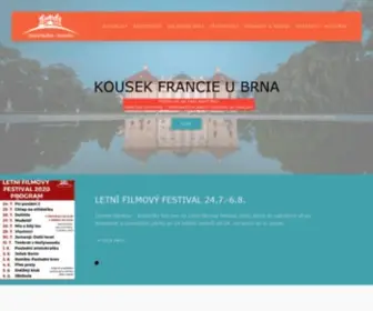 Zamek-SlavKov.cz(Úvodní strana) Screenshot