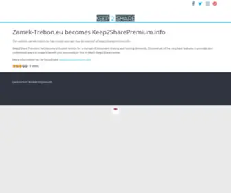 Zamek-Trebon.eu(Becomes) Screenshot