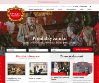 Zamekloucen.cz(Zámek) Screenshot