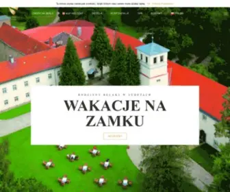 Zameknaskale.com.pl(Hotel Zamek na Skale w Trzebieszowicach (blisko Wrocławia)) Screenshot