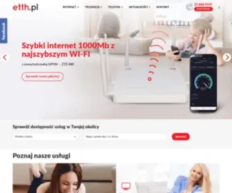 Zameknet.pl(Jesteśmy dostawcą nowych technologii do Twojego domu. Internet. Telewizja. Telefon) Screenshot