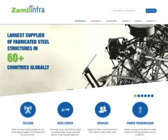 Zamilinfra.com(Zamil Infra) Screenshot