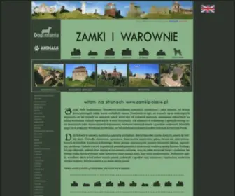 Zamkipolskie.com(ZAMKI i jeszcze raz ZAMKI) Screenshot