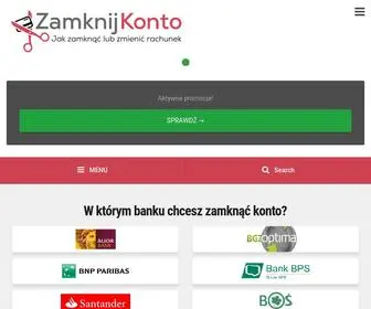 Zamknijkonto.pl(Jak Zamknąć Konto) Screenshot