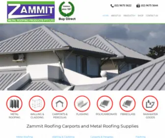 Zammitroofing.com.au(Zammit Roofing) Screenshot