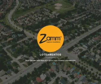 Zammloteamentos.com.br(Zamm Loteamentos) Screenshot