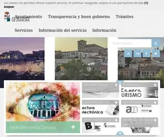 Zamora.es(Ayuntamiento de Zamora) Screenshot