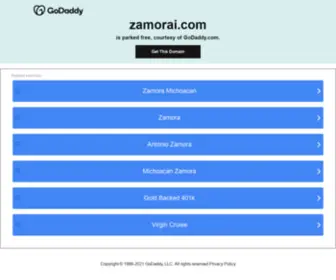 Zamorai.com(Branding, Design & Photography) Screenshot