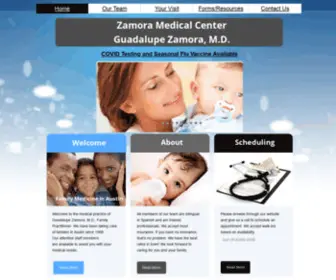 Zamoramedicalcenter.com(Family Medicine) Screenshot