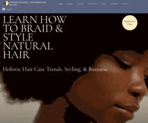 Zamoranaturalhair.com(Natural Hair & Braiding Salon) Screenshot