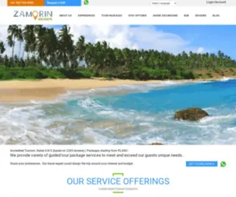 Zamorinholidays.com(Zamorin HoliDays) Screenshot