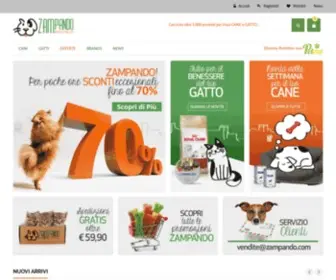 Zampando.com(Per cani e gatti) Screenshot