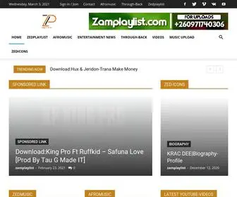 Zamplaylist.com(Download Zambian Music free) Screenshot
