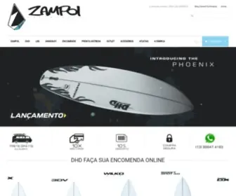 Zampolsurf.com.br(Zampol Surfboards) Screenshot