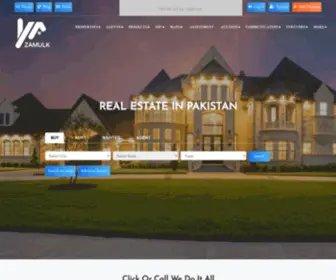 Zamulk.com(Enterprise Real Estate Portal) Screenshot