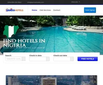 ZamXahotels.com(Find cheapest Hotels Online) Screenshot